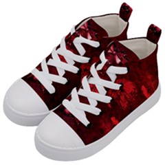 Awesome Eagle Kids  Mid-top Canvas Sneakers by FantasyWorld7