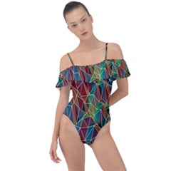 Ab 162 1 Frill Detail One Piece Swimsuit by ArtworkByPatrick