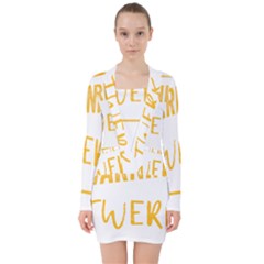 Twerking T-shirt Best Dancer Lovers & Twirken Twerken Gift | Booty Shake Dance Twerken Present | Twerkin Shirt Twerking Tee V-neck Bodycon Long Sleeve Dress by reckmeck