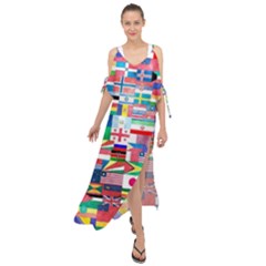 International Maxi Chiffon Cover Up Dress by mccallacoulture