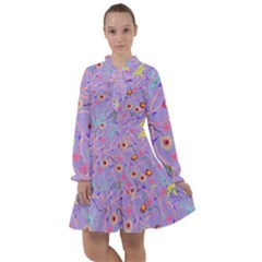 Why Is Everything So Pink? All Frills Chiffon Dress by printondress