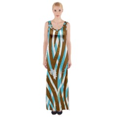 Floral Rivers Thigh Split Maxi Dress by mccallacoulture