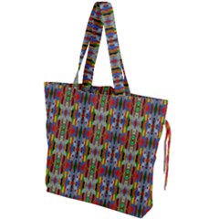 Abstract-r-3 Drawstring Tote Bag by ArtworkByPatrick