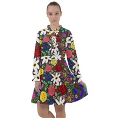 Fulkoli All Frills Chiffon Dress by printondress