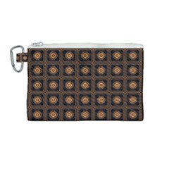Df Freesia Vicegrand Canvas Cosmetic Bag (medium) by deformigo