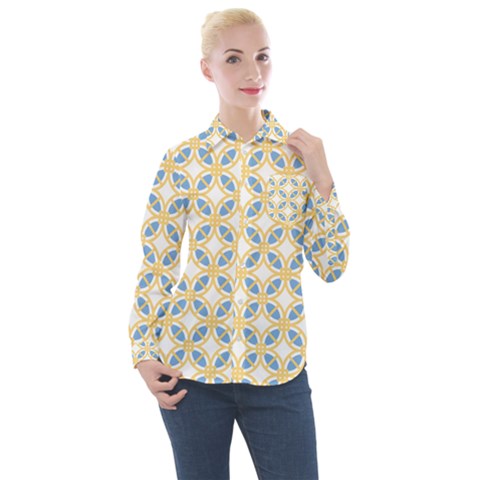 Df Romeo Lisetti Women s Long Sleeve Pocket Shirt by deformigo