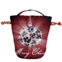 Merry Christmas Ornamental Drawstring Bucket Bag View1