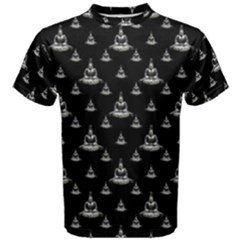 Buddhism Motif Print Pattern Design Men s Cotton Tee by dflcprintsclothing