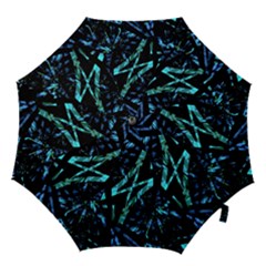 Modern Abstract Geo Print Hook Handle Umbrellas (small) by dflcprintsclothing