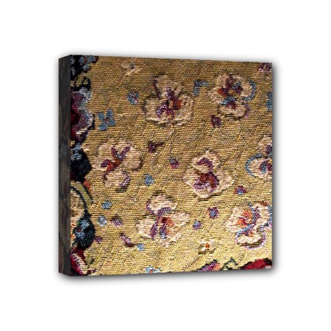 Old Embroidery 1 2 Mini Canvas 4  X 4  (stretched) by bestdesignintheworld