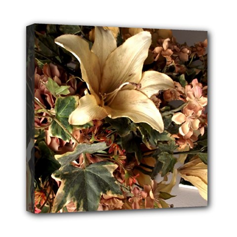 Lilies 1 4 Mini Canvas 8  X 8  (stretched) by bestdesignintheworld