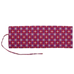 Df Magenta Rumor Roll Up Canvas Pencil Holder (m) by deformigo