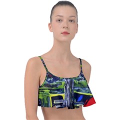 Between Two Moons 7 Frill Bikini Top by bestdesignintheworld