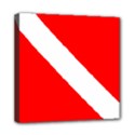Diving flag Mini Canvas 8  x 8  (Stretched) View1