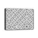 Black And White Baroque Ornate Print Pattern Mini Canvas 7  x 5  (Stretched) View1