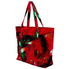 Christmas Tree  1 5 Zip Up Canvas Bag by bestdesignintheworld