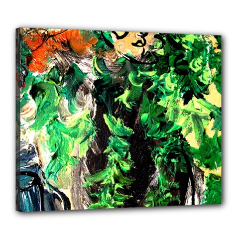 Plants 1 1 Canvas 24  X 20  (stretched) by bestdesignintheworld