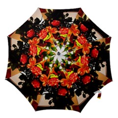 Flowers In A Vase 1 2 Hook Handle Umbrellas (medium) by bestdesignintheworld