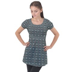 Sotira Puff Sleeve Tunic Top by deformigo