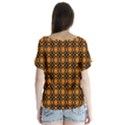 Prunicci V-Neck Flutter Sleeve Top View2