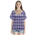 Altina V-Neck Flutter Sleeve Top View1