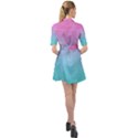 Pastel Goth Galaxy  Belted Shirt Dress View2