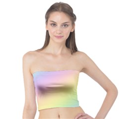 Pastel Goth Rainbow  Tube Top by thethiiird