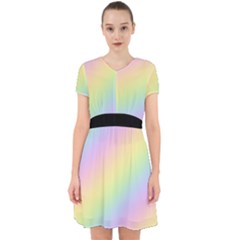 Pastel Goth Rainbow  Adorable In Chiffon Dress by thethiiird