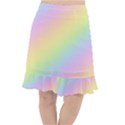 Pastel Goth Rainbow  Fishtail Chiffon Skirt View1