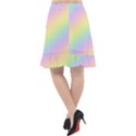Pastel Goth Rainbow  Fishtail Chiffon Skirt View2