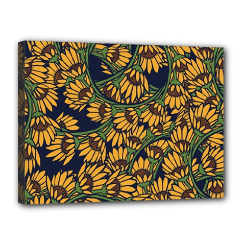 Daisy  Canvas 16  X 12  (stretched) by BubbSnugg