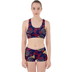 Roses French Horn  Work It Out Gym Set by BubbSnugg
