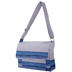 Pink Ocean Hues Full Print Messenger Bag (l) by TheLazyPineapple