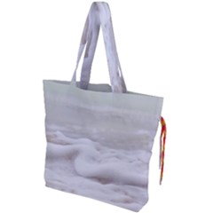 Ocean Seafoam Drawstring Tote Bag by TheLazyPineapple