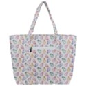 Linux Kernel Penguin Pattern Logo Zip Up Canvas Bag View3