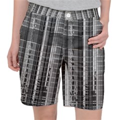 Architecture Structure Glass Metal Pocket Shorts by Vaneshart