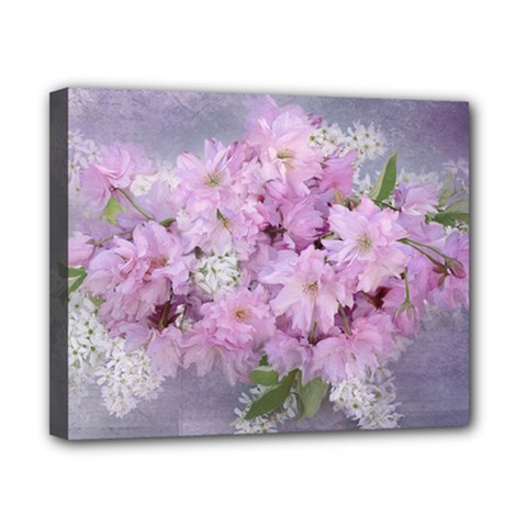 Nature Landscape Cherry Blossoms Canvas 10  X 8  (stretched) by Vaneshart