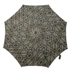 Urban Art Textured Print Pattern Hook Handle Umbrellas (small) by dflcprintsclothing