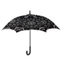 Black And White Pattern Hook Handle Umbrellas (Medium) View3