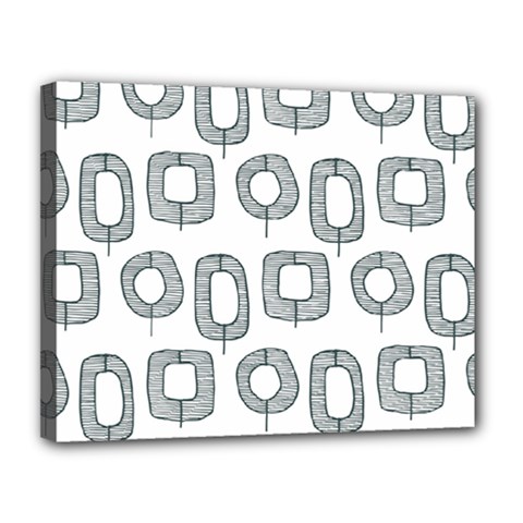 Forest Patterns 16 Canvas 14  X 11  (stretched) by Sobalvarro