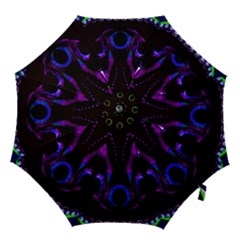 Demon Ethnic Mask Extreme Close Up Illustration Hook Handle Umbrellas (medium) by dflcprintsclothing