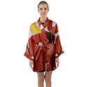 Sophie Taeuber Arp, Composition à Motifs D arceaux Ou Composition Horizontale Verticale Long Sleeve Satin Kimono View1