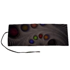 Fractal Fantasy Abstract Pattern Roll Up Canvas Pencil Holder (s) by Wegoenart