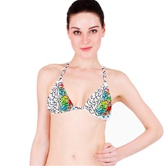 Brain Mind Psychology Idea Drawing Bikini Top by Wegoenart