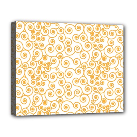 Spiral Pattern Fractal Texture Deluxe Canvas 20  X 16  (stretched) by Wegoenart