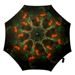 Space Cosmos Galaxy Universe Sky Hook Handle Umbrellas (small) by Wegoenart