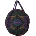 Fractal Abstract Background Pattern Art Giant Round Zipper Tote View2