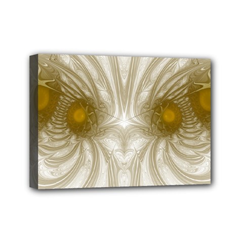 Fractal Fantasy Background Pattern Mini Canvas 7  X 5  (stretched) by Wegoenart