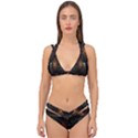Fractal Artwork Abstract Fantasy Double Strap Halter Bikini Set View1