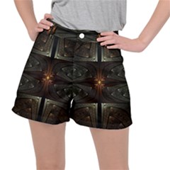 Fractal Artwork Abstract Fantasy Ripstop Shorts by Wegoenart